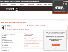 Tablet Screenshot of maniek.zywiec24.pl
